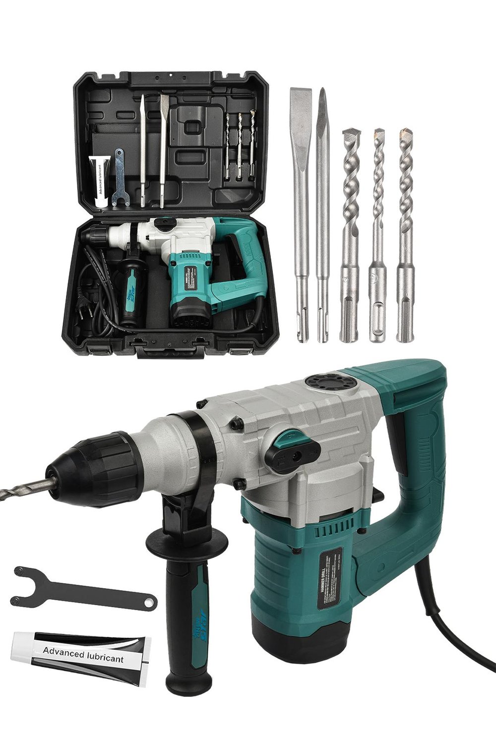 New Star Çelik Şanzıman Bakır Sargılı Çelik Askılı 26mm Kırıcı Delici Hilti Kollu Mavi