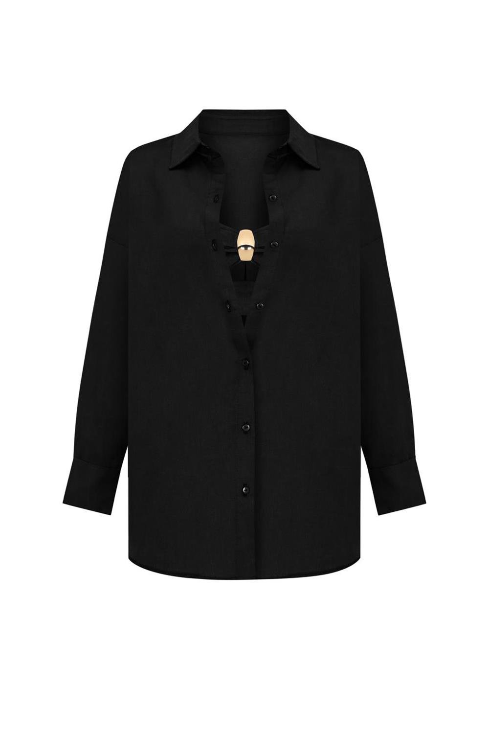 IVANCA SHIRT & TOP SİYAH