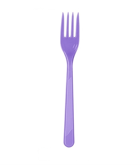 Çatal Plastik Lila 25 li