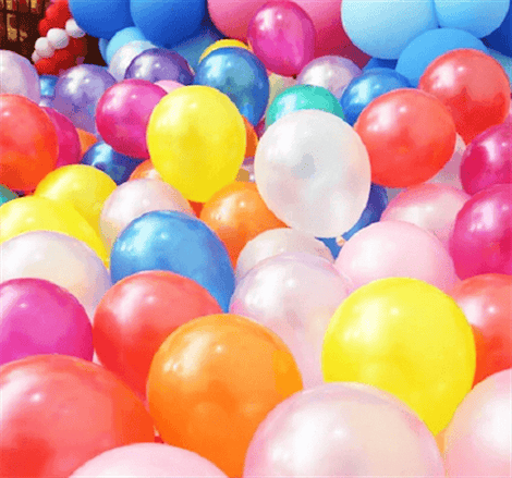 Metalik Balon Karışık 10 Adet
