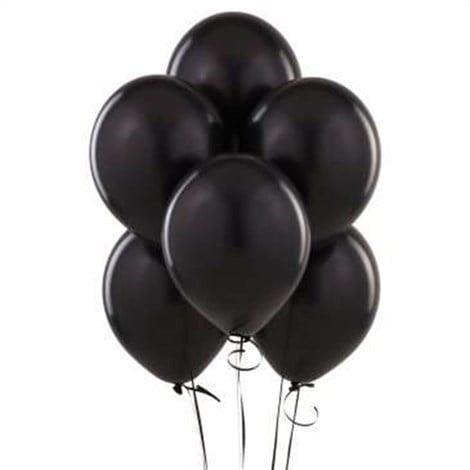 Metalik Balon Siyah 100 Adet