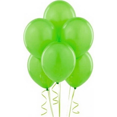Metalik Balon Yeşil 100 Adet