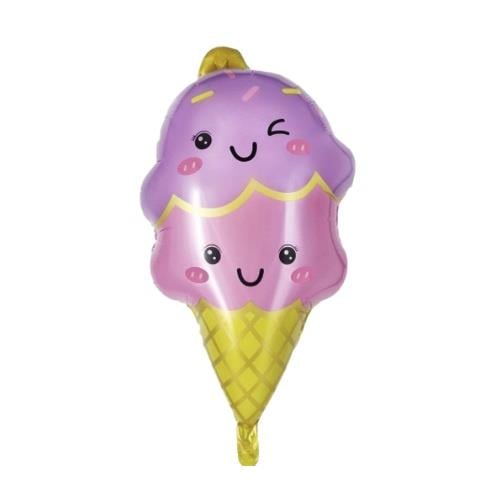 Külah Dondurma Pembe Folyo Balon39,5*68,5