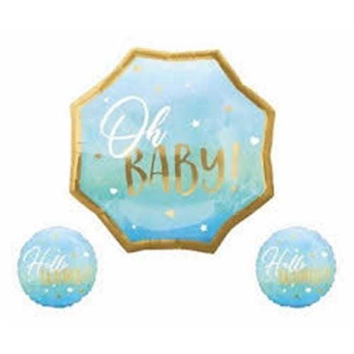 Oh Baby Folyo Balon Mavi