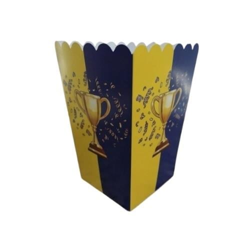 Sarı Lacivert Karton Popcorn 8 Adet