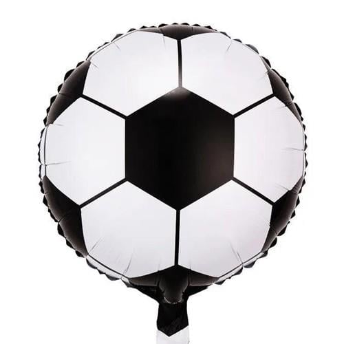 Siyah Beyaz Futbol Topu Folyo Balon (45 cm)