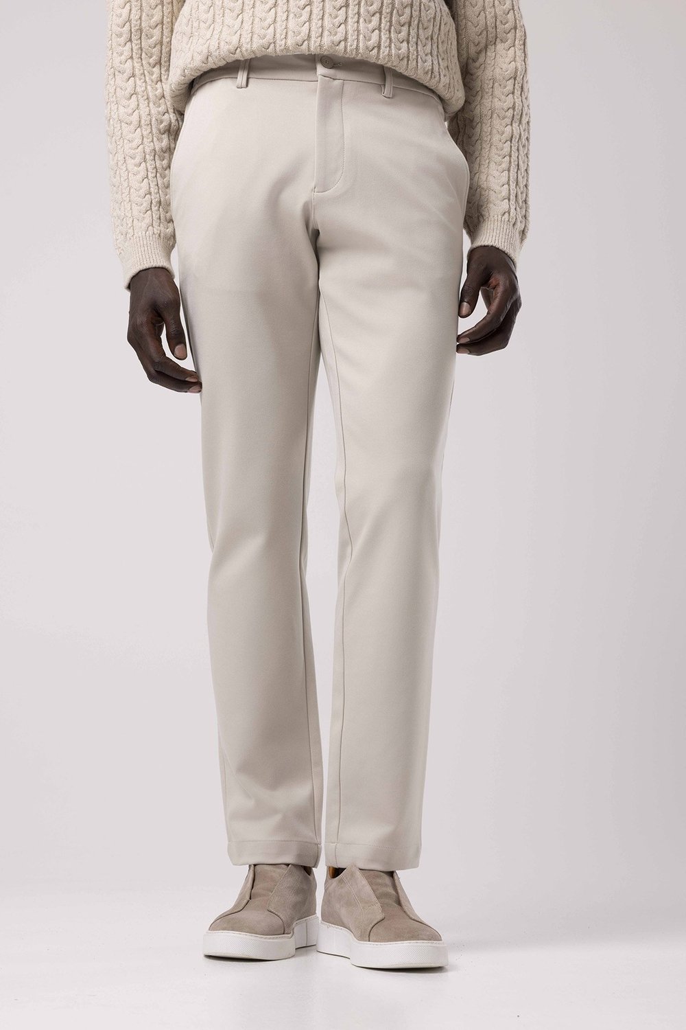 Bej Erkek Kışlık Comfort Jogger Pantolon U06120