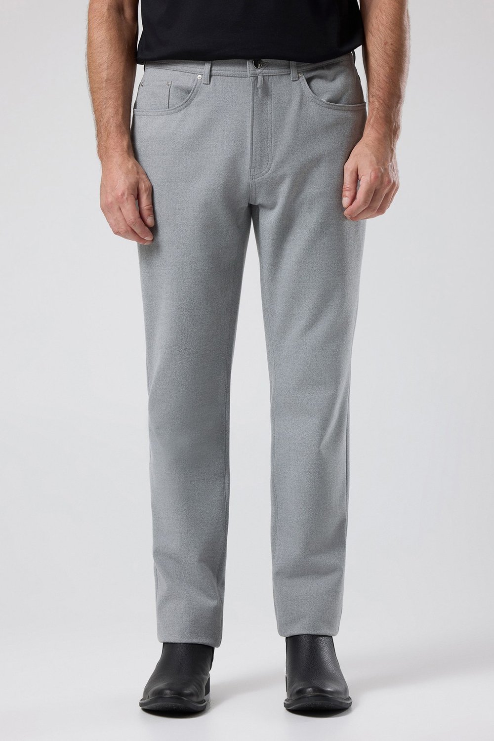 Gri Erkek Kışlık 5Pocket Regular Pantolon U06095