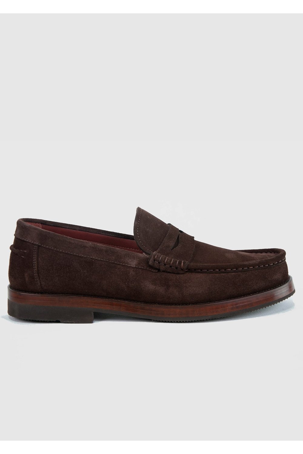 Kahve Dimattia Erkek Penny Loafer Deri Ayakkabı U008238