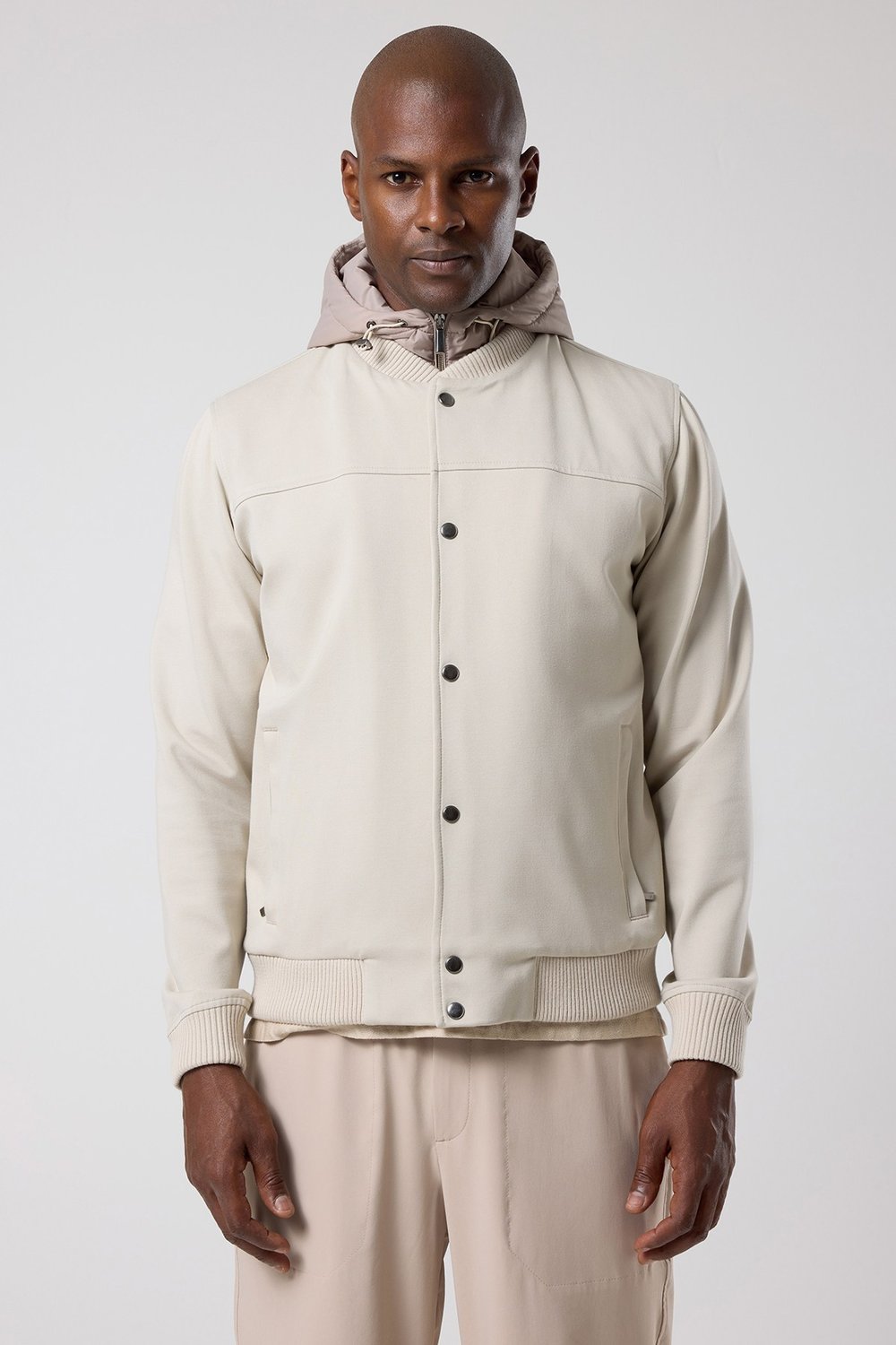 Kahve Erkek Fermuarlı Cepli Jacket U05048