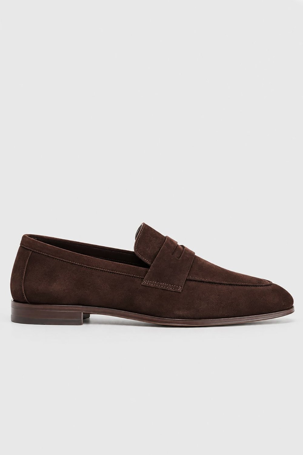 Kahve Extra Yumuşak Erkek Oğlak Derisi Penny Loafer Ayakkabı U008327