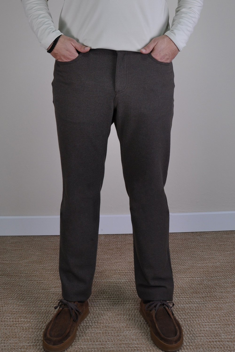 Kahve Vaganza Erkek Regular Fit Klasik Bel Kalın Pantolon U008179