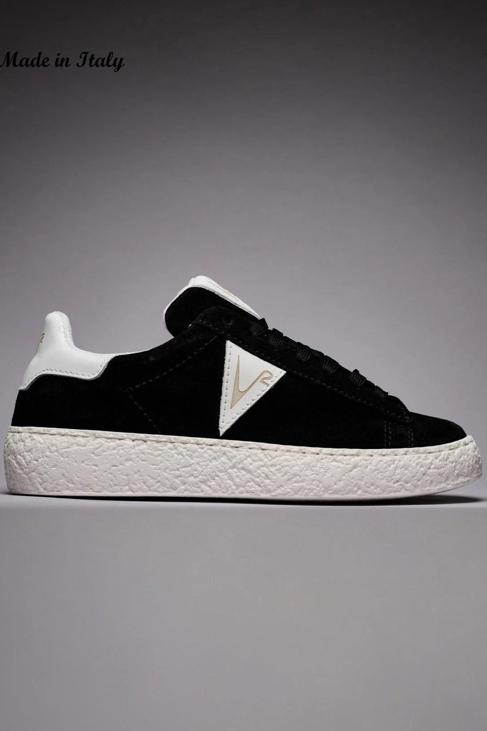 Siyah V2 Brand Made in Italy Erkek Deri Sneaker SSKT U007950