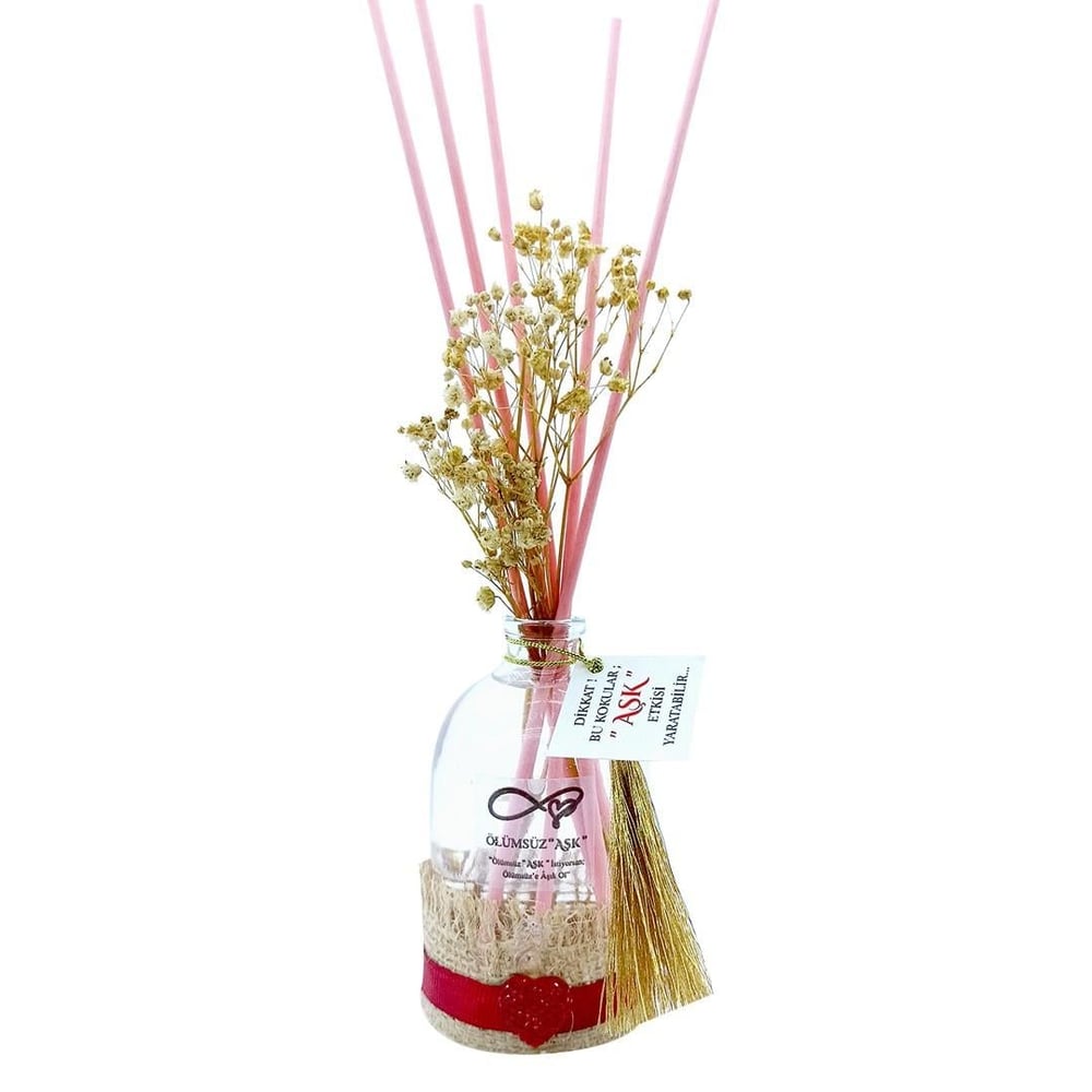 100 ml Silindir Bambu Çubuklu Oda Kokuları Reed Diffuser Oda Parfümü Ortam Kokusu