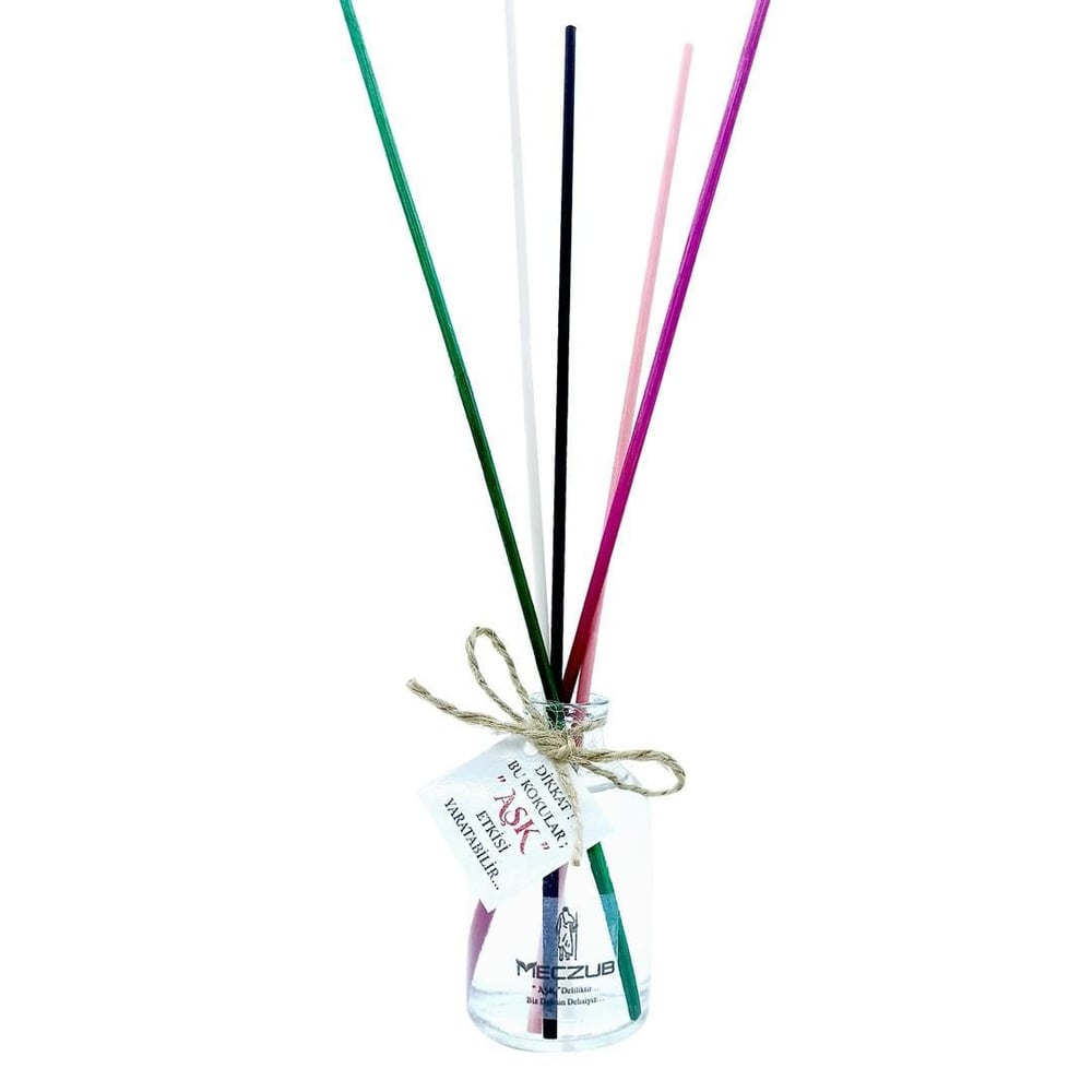 50 ml Silindir Bambu Çubuklu Oda Kokuları Reed Diffuser Oda Parfümü Ortam Kokusu