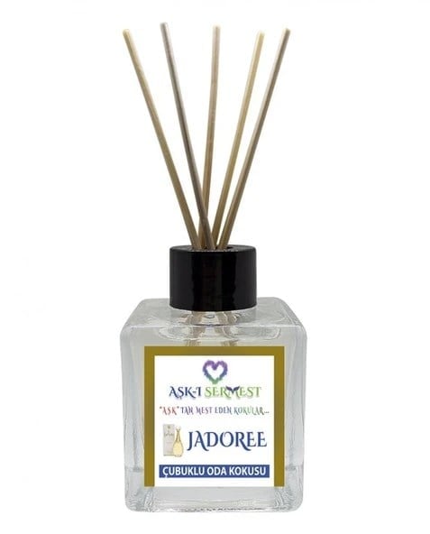 Aşk-ı Sermest Toptan Freesia&Magnolia Aromalı Bambu Çubuklu Oda Kokusu Reed Diffuser Ortam Kokusu Parfüm,  Küp Şişe,  200 mL, 10 Adet
