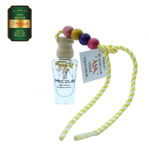 Aşk-ı Sermest Toptan Meczub Aşk Serisi Aşkın Şarabı Kokulu 10 x 12 ml Heybet Şişe Oto Kokusu
