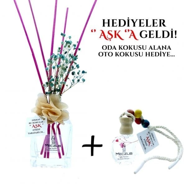 Aşk-ı Sermest Toptan Meczub Fantazi Serisi Okyanus Esintisi Kokulu 10 x 120 ml küp Şişe Bambu Çubuklu Ortam Kokusu Reed Diffuser Oda Kokusu