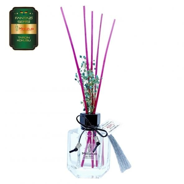 Aşk-ı Sermest Toptan Meczub Fantazi Serisi Tarçın Kokulu 10 x 120 ml Köşeli Şişe Bambu Çubuklu Ortam Kokusu Reed Diffuser Oda Kokusu