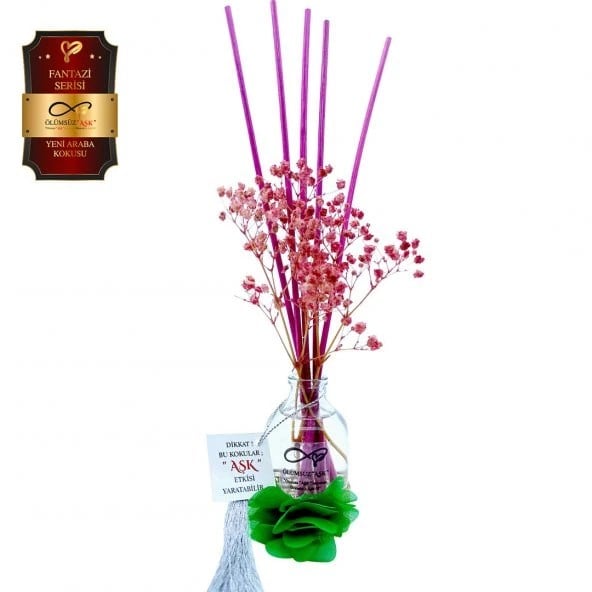 Aşk-ı Sermest Toptan Ölümsüz Aşk Fantazi Serisi Yeni Araba Kokusu 10 x 50 ml Oval Şişe Bambu Çubuklu Ortam Kokusu Reed Diffuser Oda Kokusu