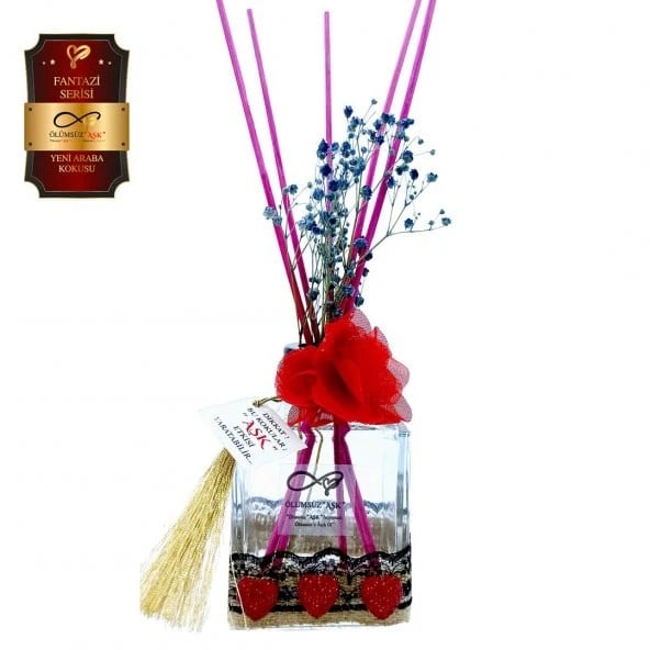Aşk-ı Sermest Toptan Ölümsüz Aşk Fantazi Serisi Yeni Araba Kokusu Kokulu 3 x 200 ml küp Şişe Bambu Çubuklu Ortam Kokusu Reed Diffuser Oda Kokusu