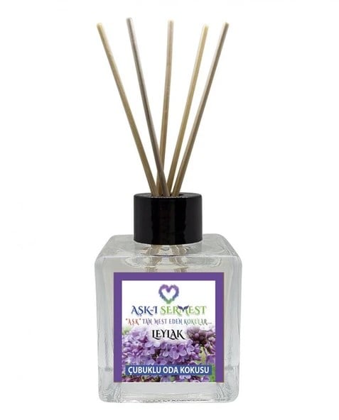 Aşk-ı Sermest Toptan Tomm Fordd Çiçek Aromalı Bambu Çubuklu Oda Kokusu Reed Diffuser Ortam Kokusu Parfüm,  Küp Şişe, 60 mL, 5 Adet