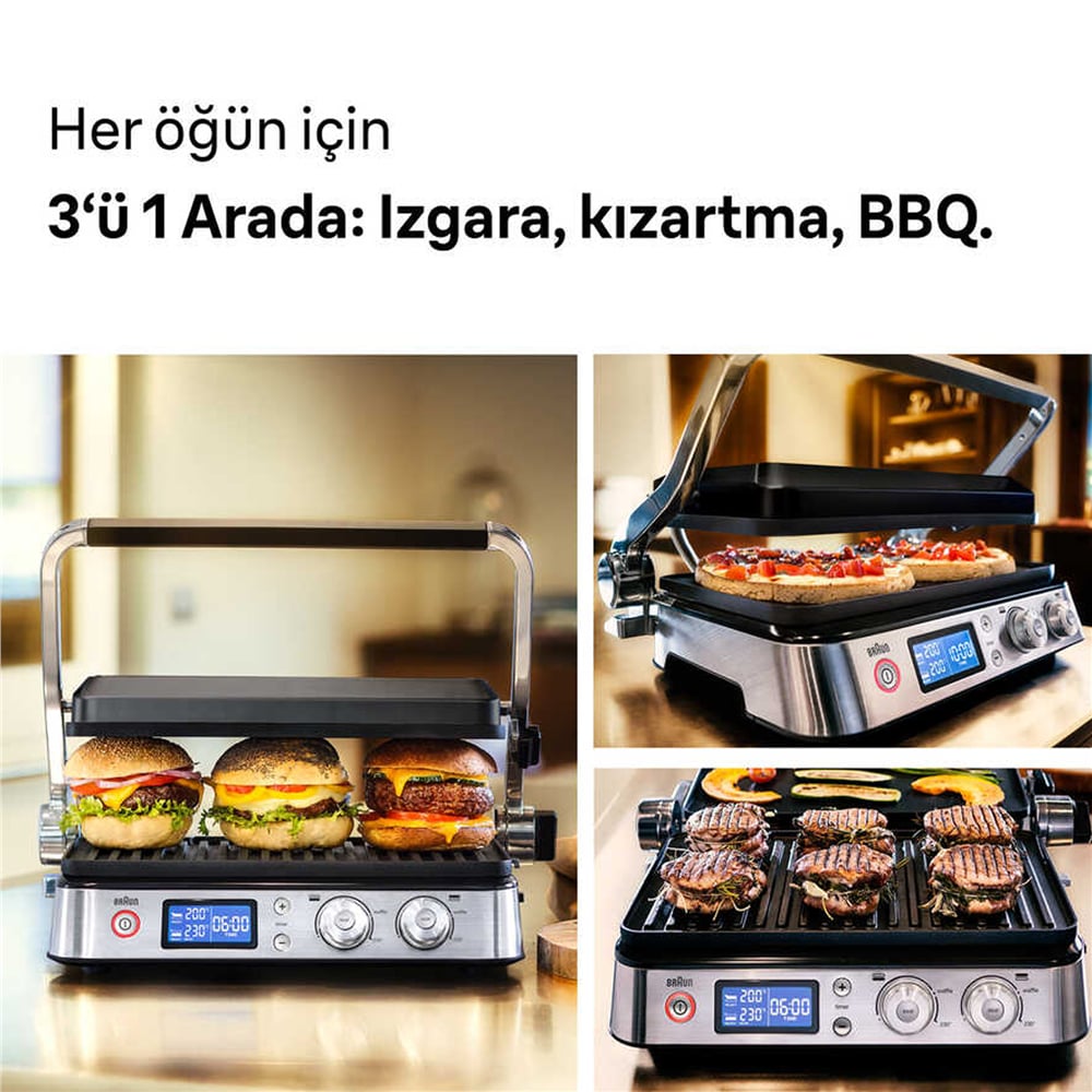 Braun Multigrill 9, CG9040 9 Pro Izgara Ve Tost Makinesi