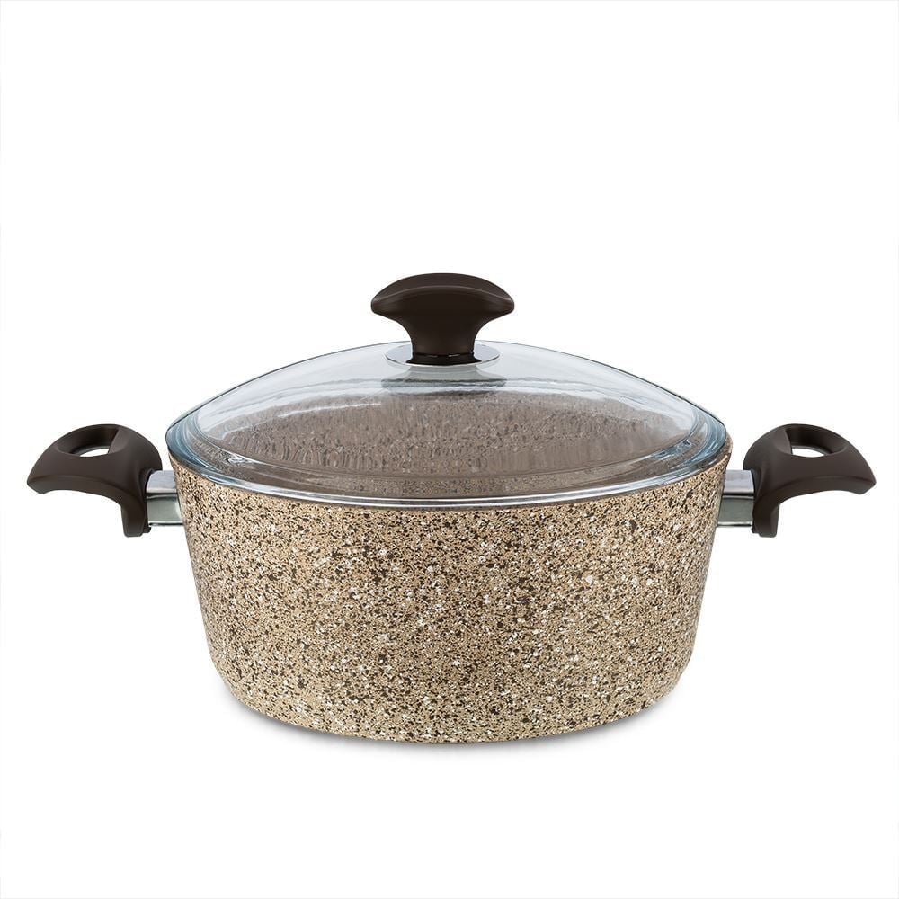 Falez Creamy Granit 24*11 cm Derin Tencere