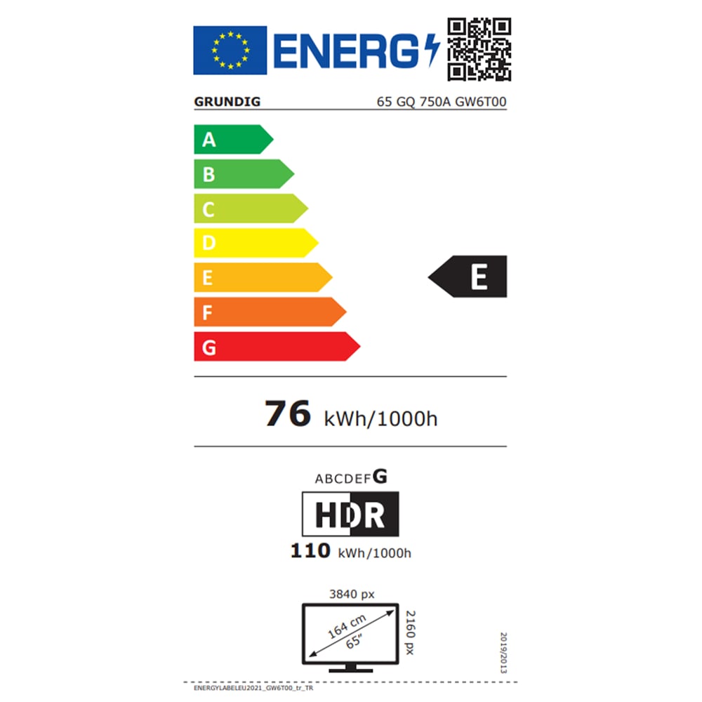 Grundig 65GQ750A 164 Cm 4K UHD Google Smart Qled Tv Uydulu
