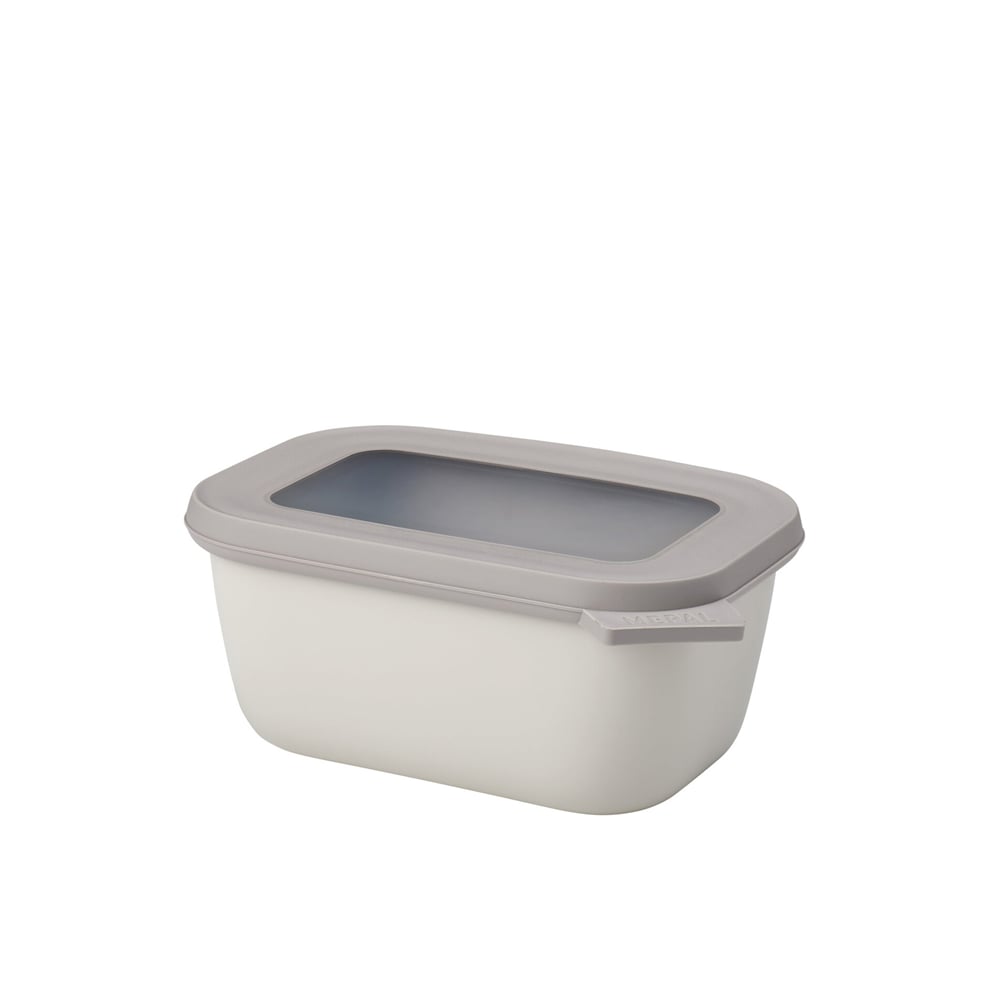 Mepal Multi Bowl Cirqula Dikdörtgen Saklama Kabı 750 ml Nordic White