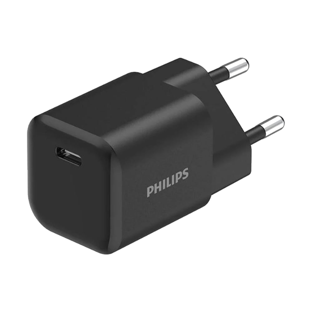 Philips DLP4333CB Siyah Usb-C 30W Gan PD Hızlı Sarj Adaptörü
