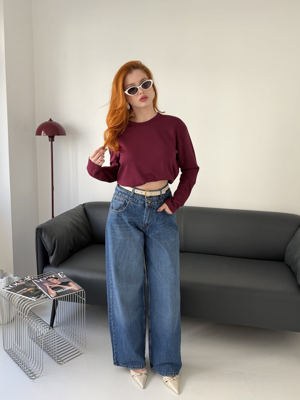 Balon Jean Pantolon Mavi