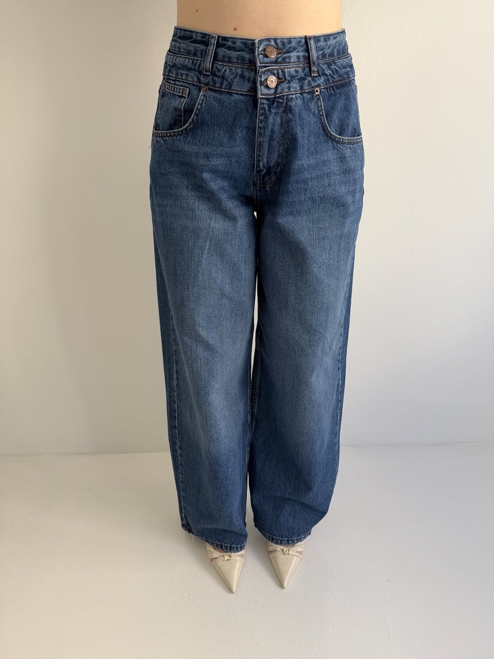 Balon Jean Pantolon Mavi