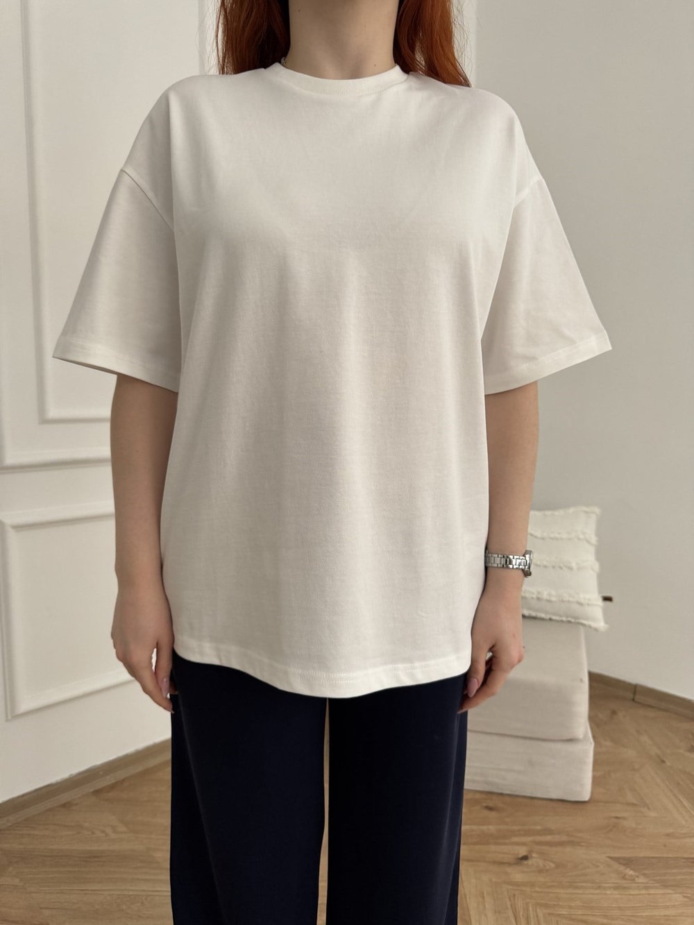 Basic Tişört Ekru