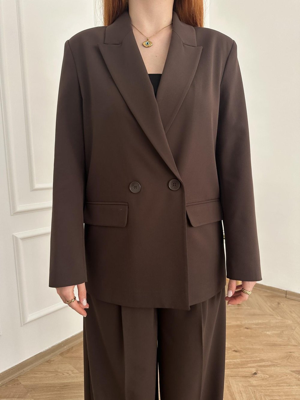 Blazer Ceket Kahve