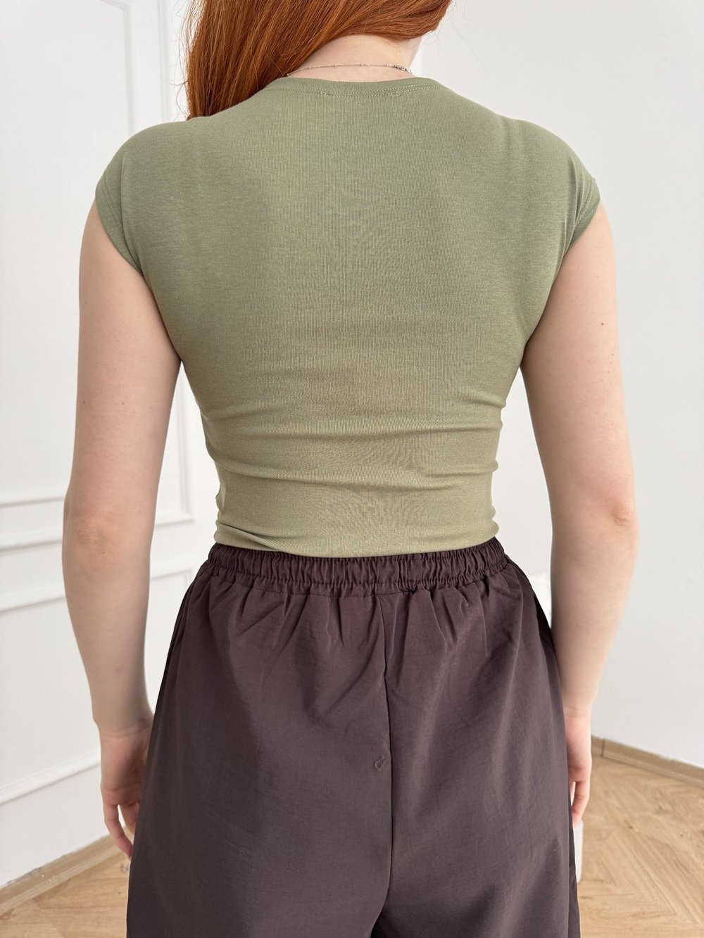 Crop Kolsuz Basic Badi Haki