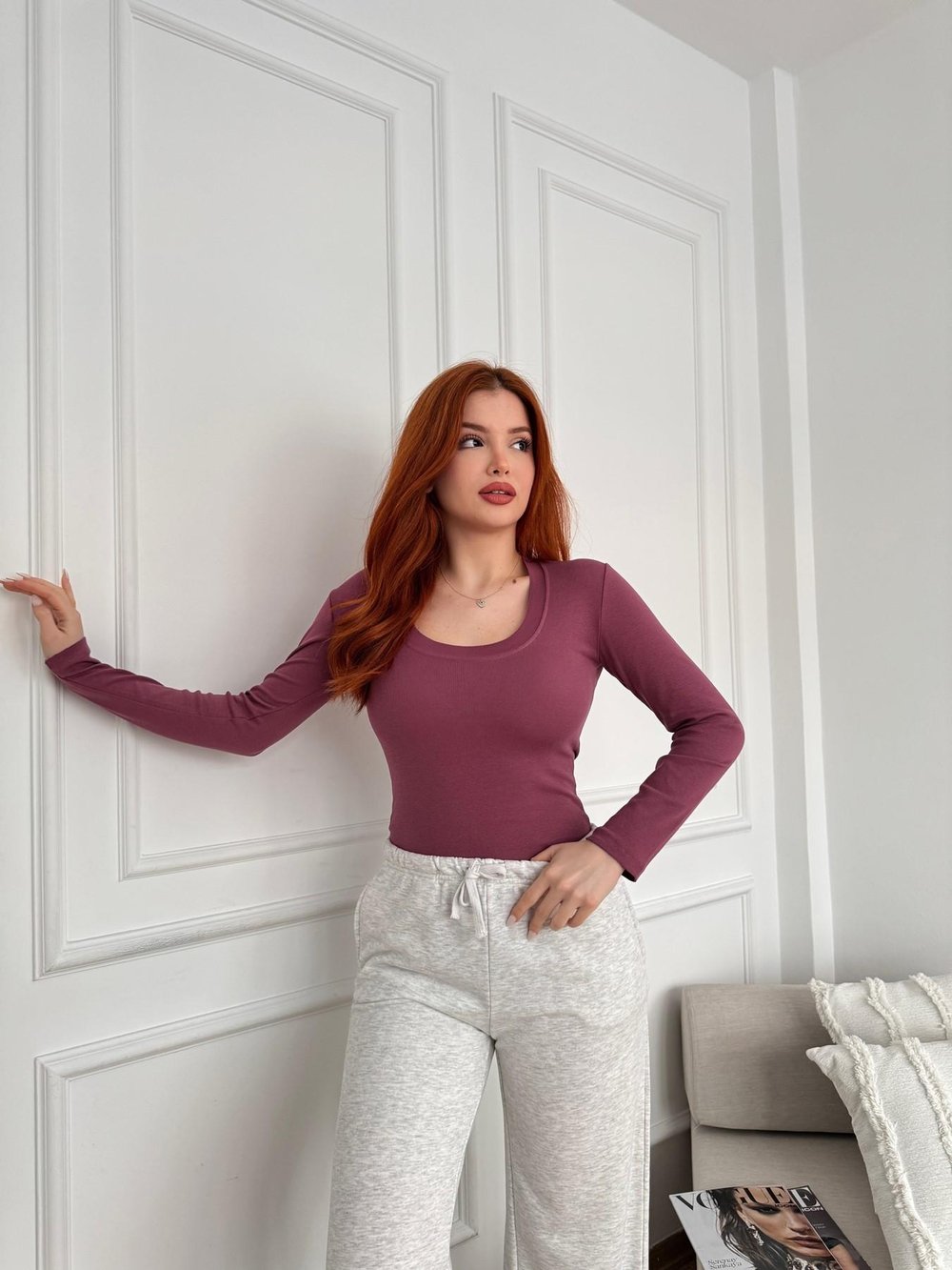 Havuz Yaka Badi Açık mor