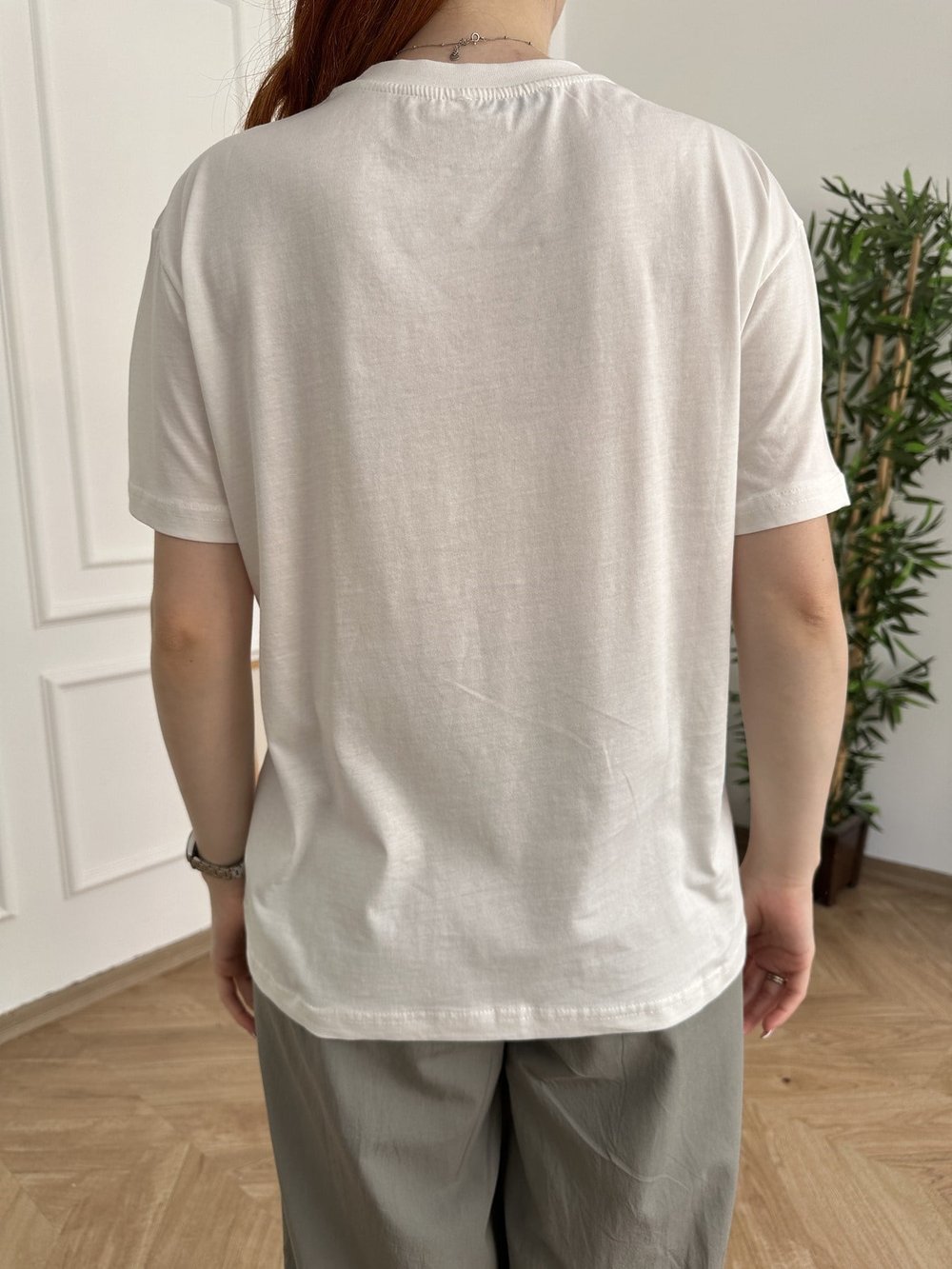 Kokteyl Baskılı T-shirt Ekru