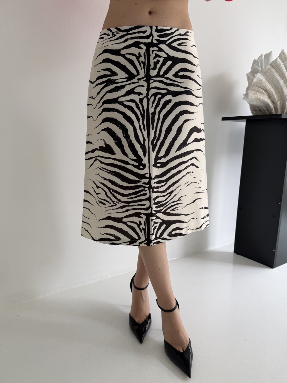 Midi Boy Zebra Desen Etek Zebra
