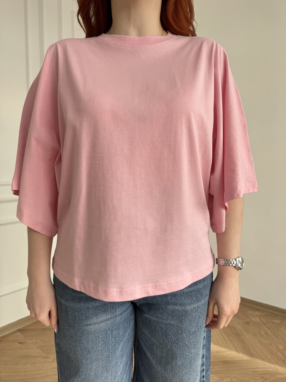 Oversize Tshirt Şeker pembe
