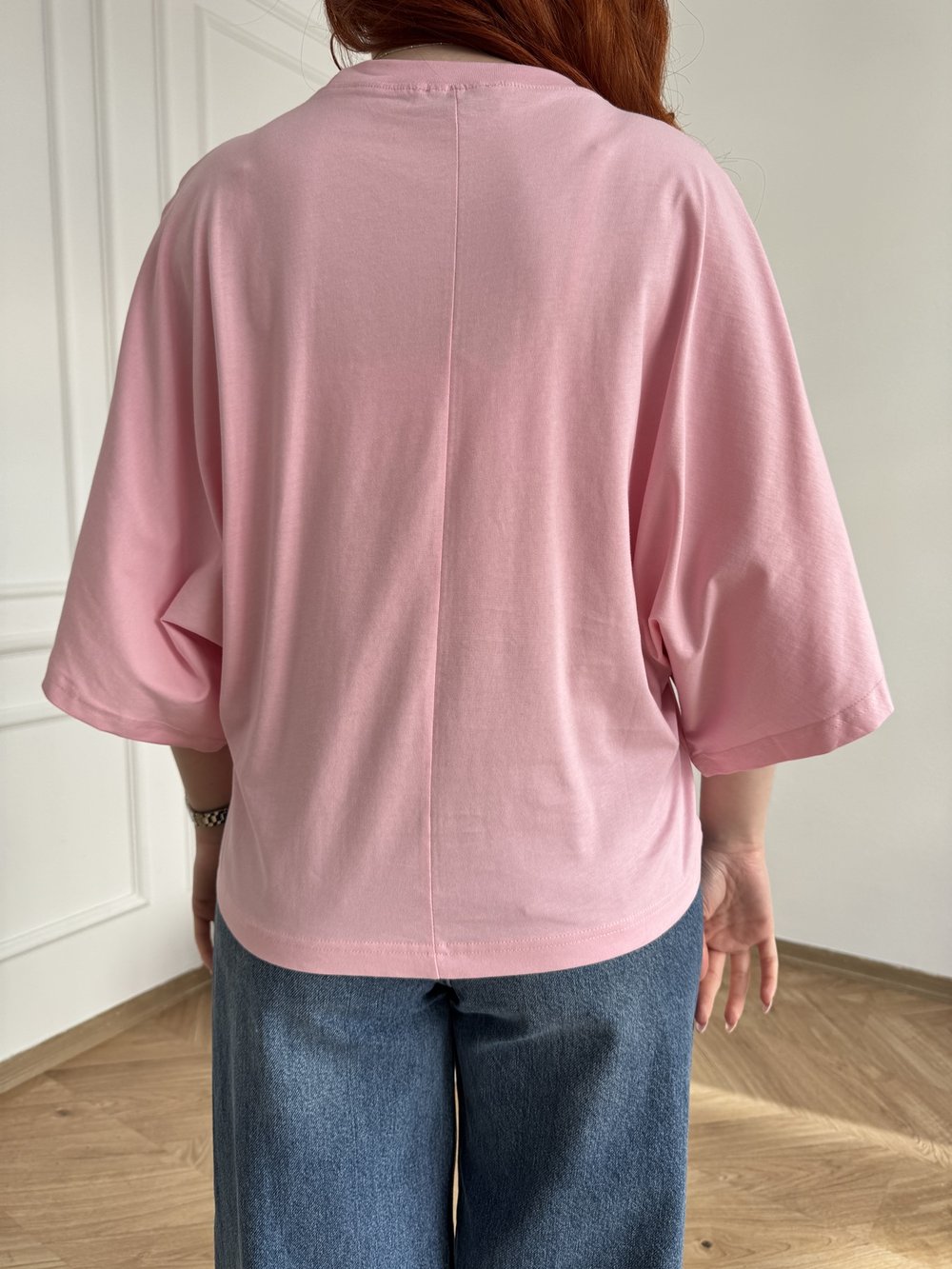 Oversize Tshirt Şeker pembe
