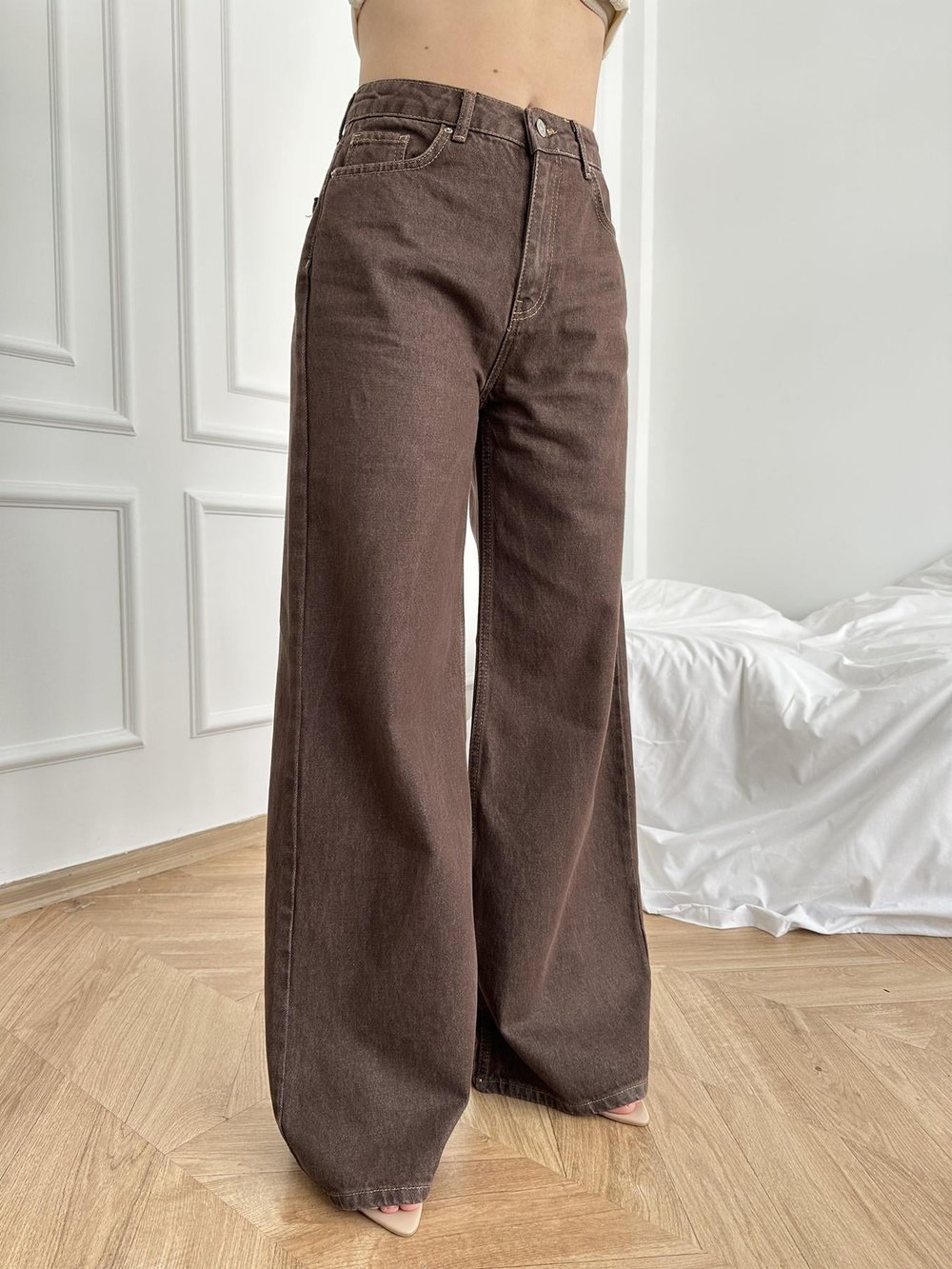 Relax Denim Pantolon Kahve