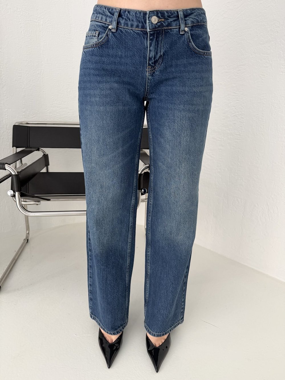 Stright Jean Pantolon Mavi
