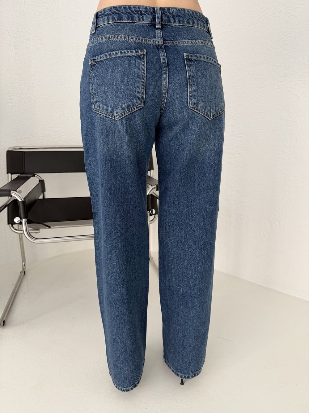 Stright Jean Pantolon Mavi