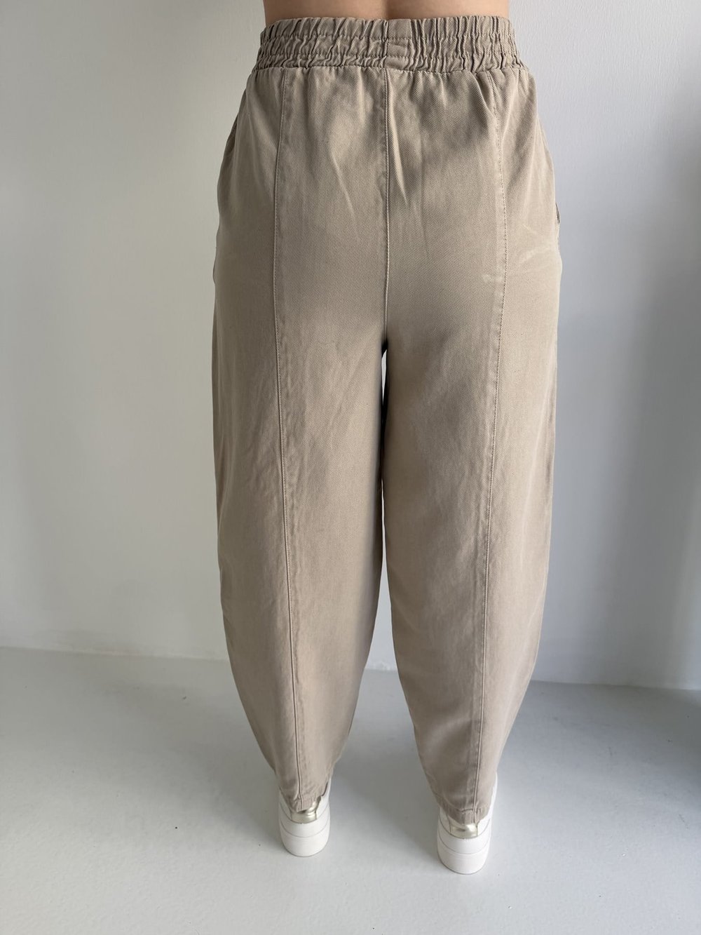 Tencel Balon Pantolon Vizon