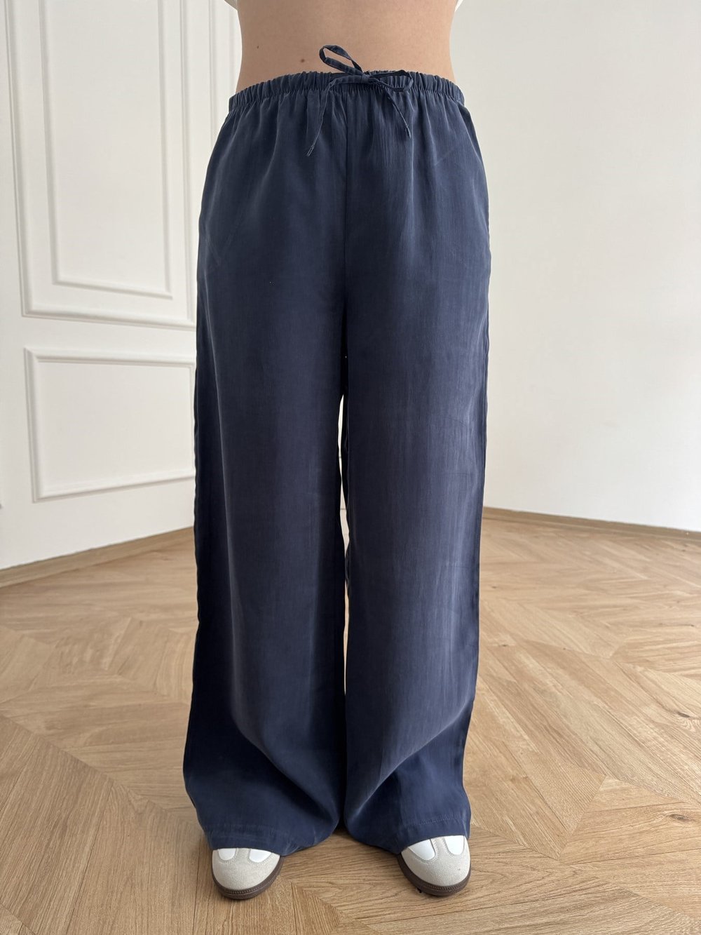 Tensel Bol Paça Pantolon Lacivert