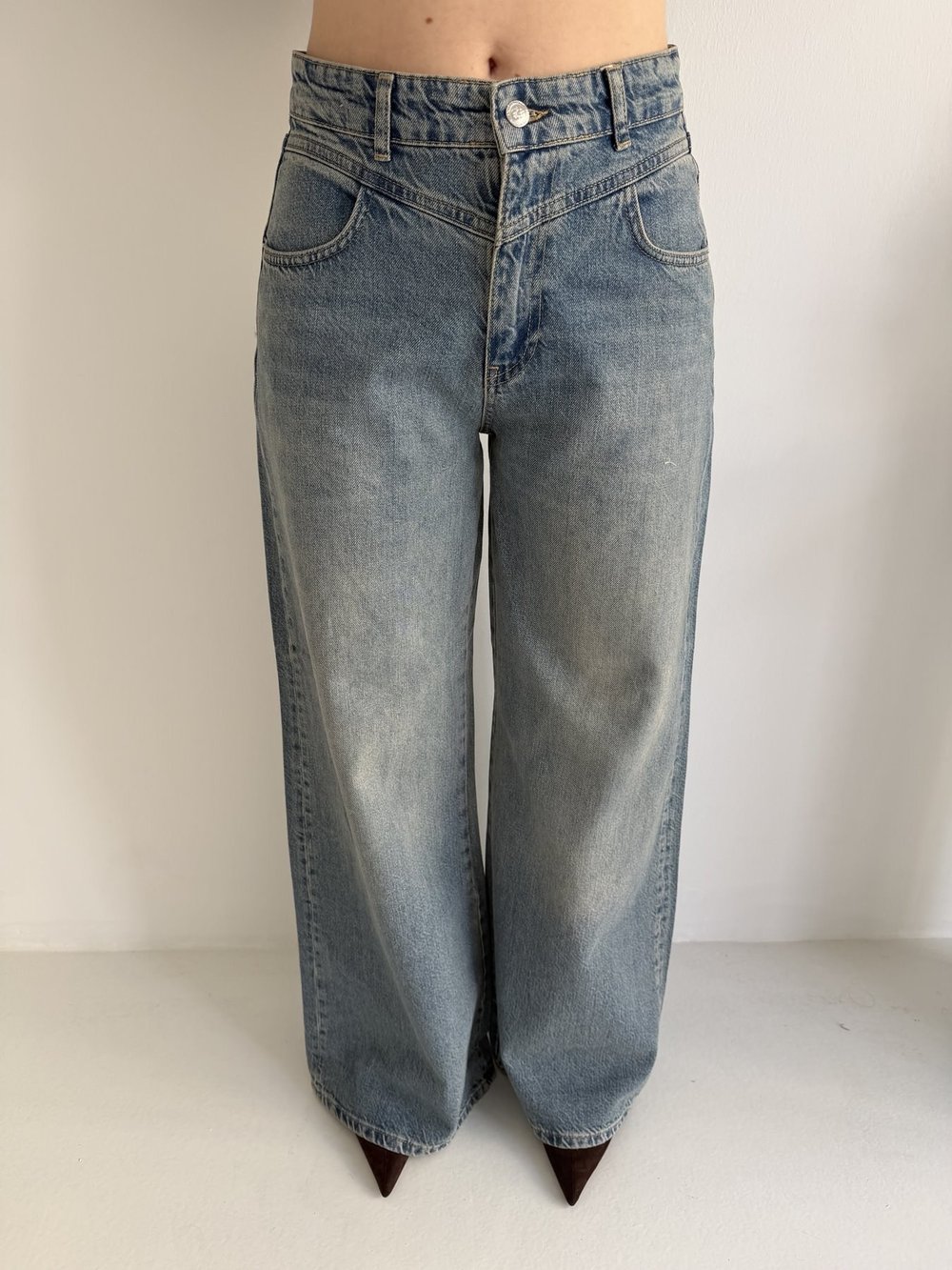 Wideleg Jean Pantolon Tint