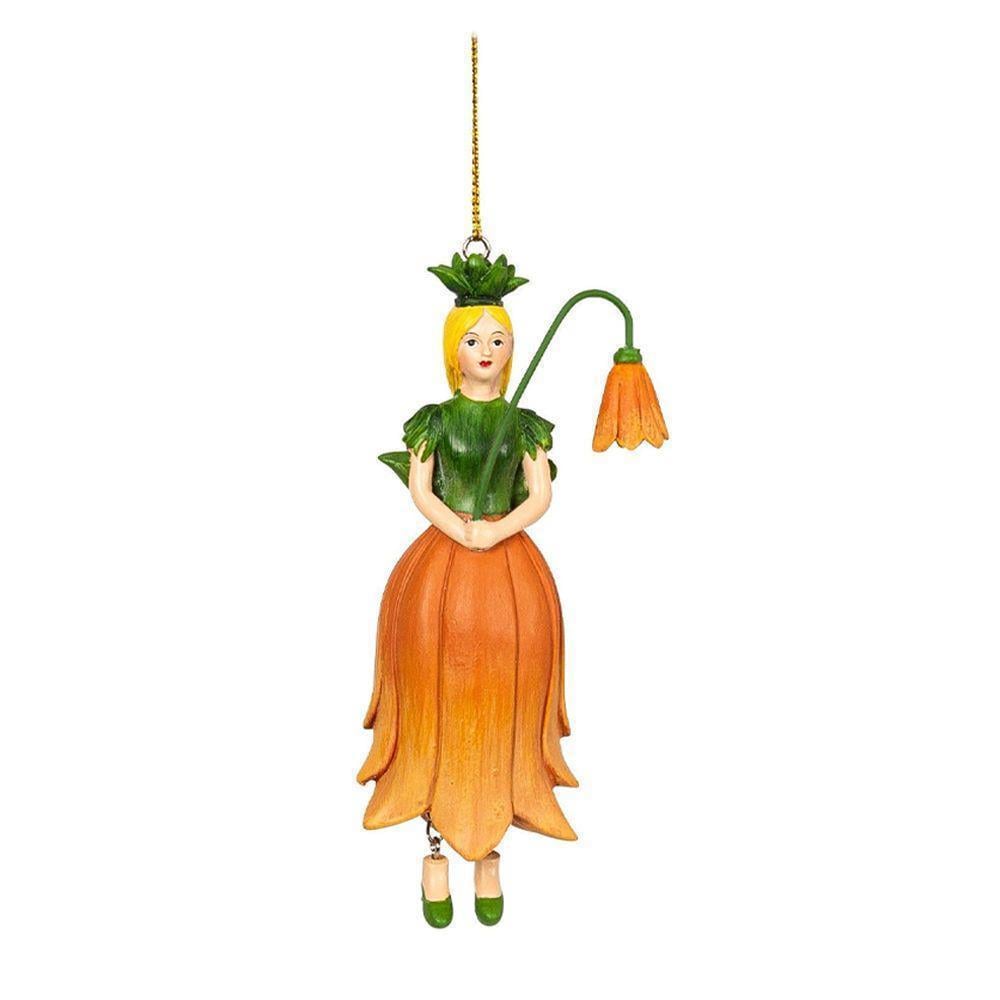 1 Adet 12cm Çiçek Kız Peri Biblo Ters Lale