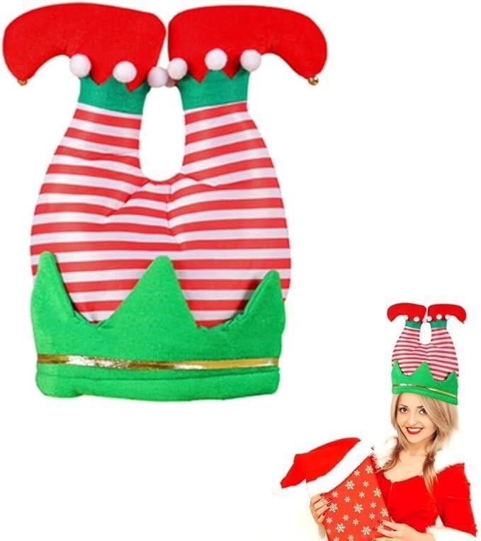 1 Adet 29x37cm Yılbaşı Şapkası Elf Pantalonu