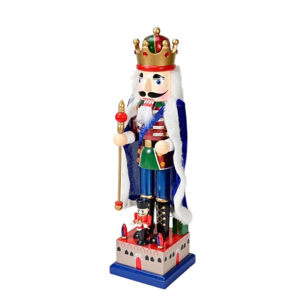 1 Adet 38cm Ahşap Kurşun Asker Pelerinli Mini Kurşun Askerli